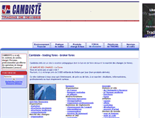 Tablet Screenshot of cambiste.info